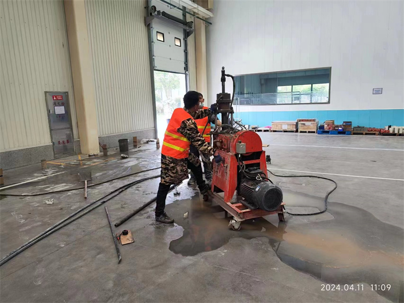 会宁厂房地面下沉塌陷注浆加固施工